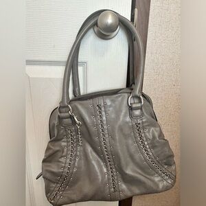 Stylish Gray Handbag
